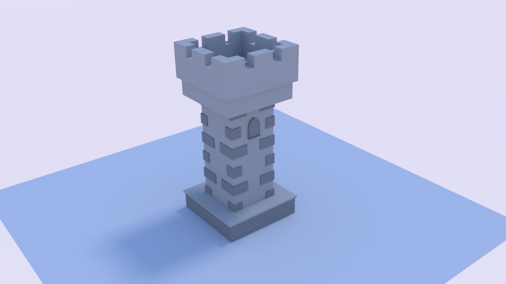 Low Poly medieval Tower preview image 1